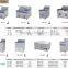 2016 New Product 1 Tank 2 Basket Gas Fryer 48L Deep Fryer Gas for Sale