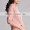 Super Soft High Quality Flench Terry Knit Hoodies Sexy New Fashion One Shoulder Design Solid Blank Oversized Hoodie With Pocket