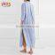 2017 New Fashion Caftan Striped Linen Kaftan