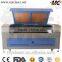 MC 1610 CO2 CNC wood laser cutting machine fabric