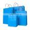 Kraft Paper Bags with paper handles with 100% Solid Color Printing