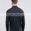 Long Sleeve T-Shirt with Roll Neck Soft 100% Cotton Black Plain Regular Fit T Shirt Men's Clothing Manufactures Overseas