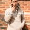 Tapered Men's Gym Hoodie 70% Cotton 30% Polyester Pullover Hoodie Jacket with Fleece Lining High Quality Tracksuit Tops OEM