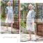 2017 Summer new design hot selling European lovely lace maternity dress suit loose short sleeve lady dress with t-shirt