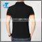 Summer black Laper Short Sleeve Men Polo T-shirt