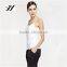 simple sleeveless O-NECK casual wear women daily shirt