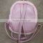 Myfur Cute Baby Pink Girls Fashion Mink Fur Leather Backpack Customized Bags