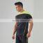 Custom Blank Slim Gym T-shirt Fitted Workout Seamless Muscle Mens Gym T-Shirt