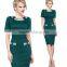 Hot Sale Popular Bodycon Dresses 2016 Short Sleeveless Two Pockets For Wholesale