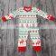 Yawoo wholesale girls children red and green deer patterns christmas pajamas trendy baby clothing