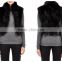 YRFUR YR043 Chic Style Fox Fur Waistcoat/Stand Collar Patchwork Fox Fur Vest