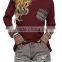 Women Long Sleeve O-Neck T-shirt Blouse Tops Casual Loose