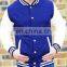 Uniseason custom nylon varsity jackets/Men's Fashion Varsity Jacket - Light jacket - navy/white