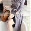 Plus size nylon fashion women beautiful body wind coat