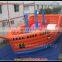Inflatable bouncer castle, inflatable ship shape castle, inflatable air trampoline