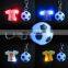 Football lighted keychain/keychain with lighter/flashing LED keychain