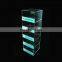 With 4 Hook 3 tier Retail Store Counter Rotating Mobile Charger Phone Case Acrylic Display Stand Case For Cellphone Accessories