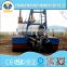 Hydraulic cutter suction dredger with high configuration