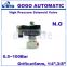 GOGOATC 0.5-100bar SS304 3/8 1/4 inch high pressure solenoid valve Orifice 6mm Normal open stainless steel water wash pump valve