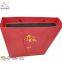 Cardboard Beautiful Shiny Paper Wine Box Double Door Open For Bottle