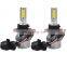 NEW H13 9008 3000K Yellow 7600LM COB LED Headlight Bulbs Kit High & Low Beam