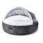 China Classic Design Soft Dog Cave Bed With Non-skid Bottom