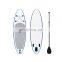 White Inflatable Stand Up Paddle Board Double Layer Surf Board