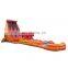 Fire Island Waterslide Inflatable Commercial Bounce Lava Water Slide With Pool