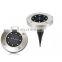 8LED Solar Power IP65 Waterproof Pathway Disk Landscape Portable Outdoor Garden Solar Lawn Light