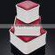 Accept OEM engraved logo leather jewelry box