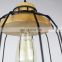 Retro Iron Suspension Cage Loft Pendant Lighting