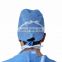 Wholesale Disposable Nonwoven Medical Doctor Surgeon Cap With Ties and Elastic Hospital Operating Doctor Head Cover