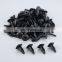 100Pcs 7.5mm Plastic Rivets Clip Auto Bumper Retainer Fasteners Car Surface Door Trim Panel Fender Push Clips