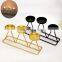 3 Heads Metal Gold Iron Table Prayer Tealight Candle Holders Creative Home Wedding candlestick holder Decorations