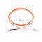 High quality factory price FTTH LC-FClszh pvc 50/125 SX multi/single mode fiber optic jumper Fiber Optic Patch cord Fiber Jumper