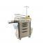 Emergency Trolley Hospital ABS Emergency Crash Cart With Drawers Medical Cart Supplies