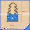 Tree shape handle with logo printed on binder clip 25mm