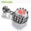 Topearl Jewelry Dragon Claw Red Evil Eye Skull Gothic Pendant Stainless Steel MEP03-09