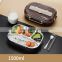 Decorative Anti Leak Custom Printed Japanese Bento Personalized OEM Wholesale School Lunch Boxes