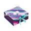 Black paper custom wholesale foldable packaging gifts box