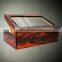 Fadley custom cigar box wood grain large perspective window double-layer cigar moisturizing box