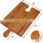 Wood Cutting Board Cheese Board with Handle Wood Charcuterie Platter Serving Tray for Cheese, Crackers, Meat And Wine