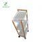 BAMBOO three layers of small layer shelf storage with wheels