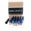 Titanium blue wheel nut,steel metal lug caps,universal nut wheel