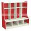 High Quality Kids Storage Children's classroom furniture for preschool child  Furniture Daycare Cabinet Furniture in wood