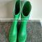 green safety boots /pvc safety boots