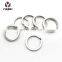 Excellent Quality Stainless Steel Ring Flat Custom Keychain Plain Metal Key Rings For Bag