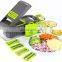 12 In 1 Hand Operated Vegetable Mandoline Slicer Veggie Chopper,Food Chopper Onion Cutter Vegetable Slicer