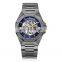 Luxury Reloj Hombre 10ATM Waterproof automatic watches Stainless Steel Band Business Men Mechanical Skeleton Watch