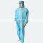 Isolation Hooded SMS Microporous Manufacturing Handling Waterproof Disposable Coverall